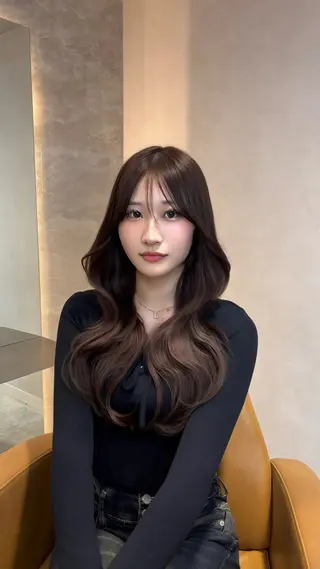 セミロング カラー 💫銀座/レイヤーカ ット髪質改善/RYUのヘアスタイル