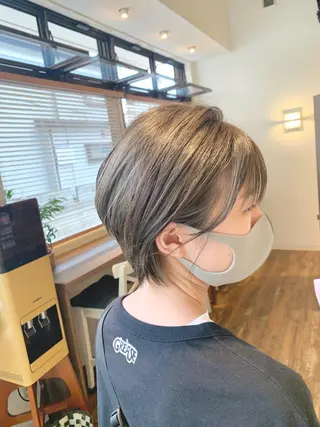 ショート カラー 似合わせカラー/艶 髪質改善/ヨシザキのヘアスタイル