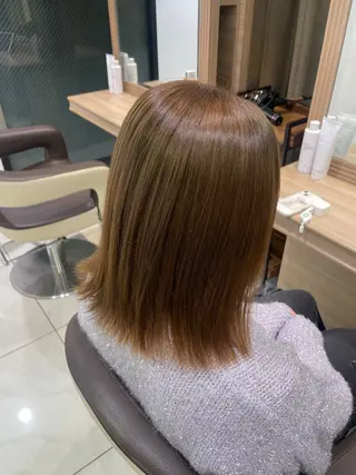 カラー 艶カラー まなか🌀のヘアスタイル