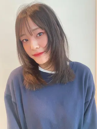 ミディアム カラー mai / linoah˚✧のヘアスタイル