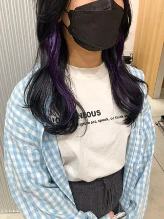 セミロング カラー ヘアアレンジ yuka .のヘアスタイル