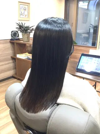 ロング パーマ Annon プライベートサロンのヘアスタイル