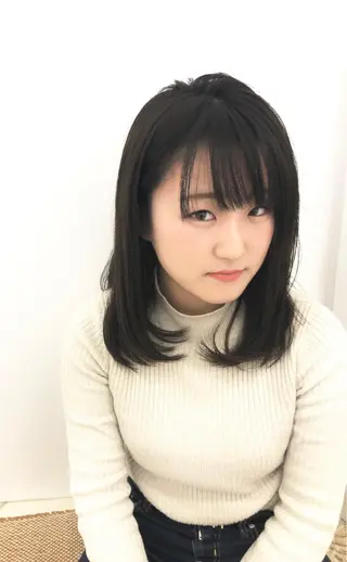 ミディアム 長谷川 智也/ディレクターのヘアスタイル