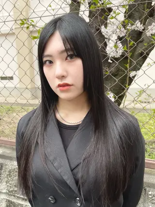 ロング 園田 渉 ◤SHIKIO◢のヘアスタイル