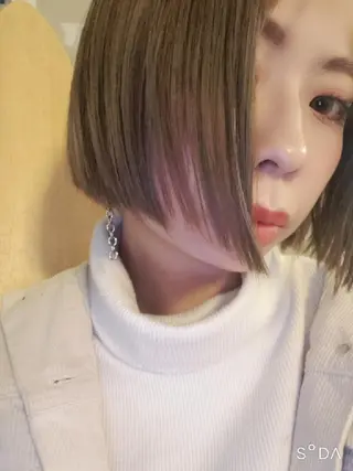 ショート カラー arrow🖤 もえみのヘアスタイル