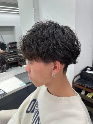 パーマ メンズ 🍐シャドウパーマ メンズ特化/守岡🍐のヘアスタイル