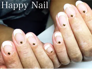 ショート ミディアム セミロング ロング ネイル Happy Nailのネイルデザイン