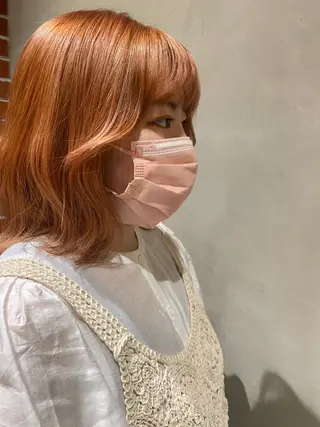 ミディアム 髪質改善韓国レイヤー SHIORI🦋のヘアスタイル