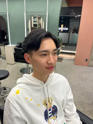 メンズ RONND   Weg所属・海瑠万／メンズパーマ ／ブリーチ／フェードのヘアスタイル