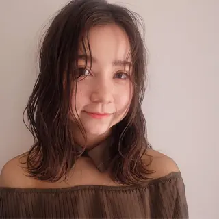 ミディアム 海外デザイン🇺🇸 石渡諒太のヘアスタイル