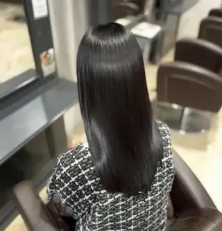 セミロング リピート90%超/縮 毛矯正/髪質改善井口のヘアスタイル