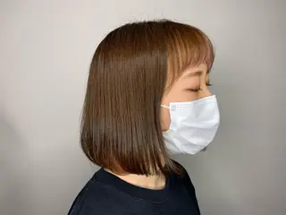 ミディアム 髪質改善×艶カラー Haruのヘアスタイル