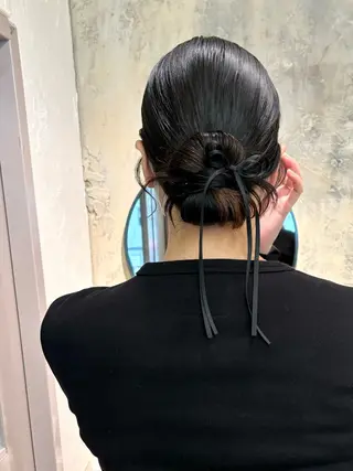 セミロング ヘアアレンジ 武田美空🐇 ボブ/暖色カラー🌷のヘアスタイル