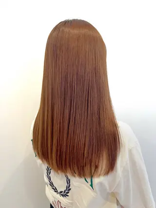 ロング パーマ 顔周りレイヤー／ 似合わせ／古津遼平のヘアスタイル