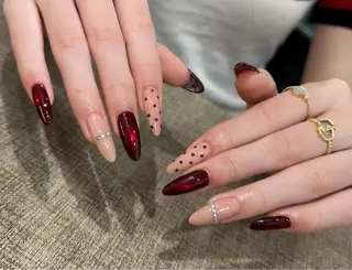 ネイル 🎀PG🩵 ネイルサロンのネイルデザイン