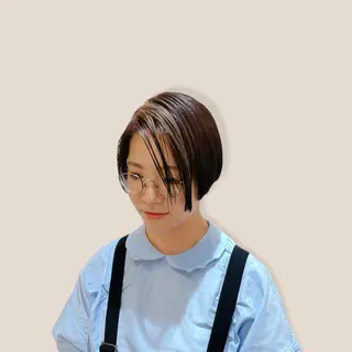 ショート カラー コクブ アキヨのヘアスタイル