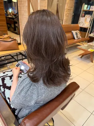 ミディアム 川崎レイヤーカット /江口真正のヘアスタイル