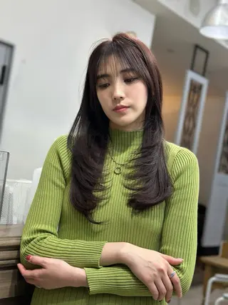 ロング カラー 髪質改善専門店 Adele 青山所属・レイヤーカット 青山/ヒロキのヘアスタイル