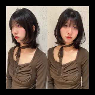 ミディアム カラー mai / linoah˚✧のヘアスタイル