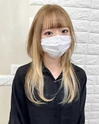 ロング カラー ビューティー　クララ所属・🌈miu miu hair✂️💕のヘアスタイル