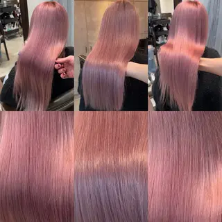 ロング カラー パーマ ヘアアレンジ メンズ ブリーチカラー🤍 颯馬🐈‍⬛のヘアスタイル