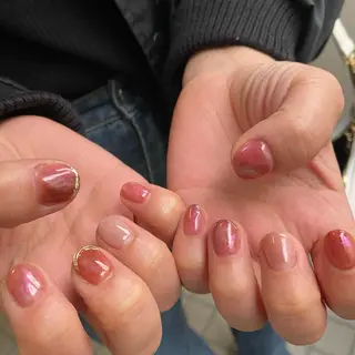 カラー ネイル scre as Etelのネイルデザイン