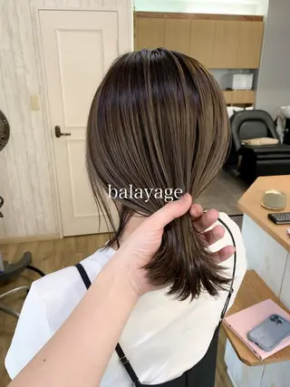 カラー 本町/新町/心斎橋 透明感カラーSANCのヘアスタイル