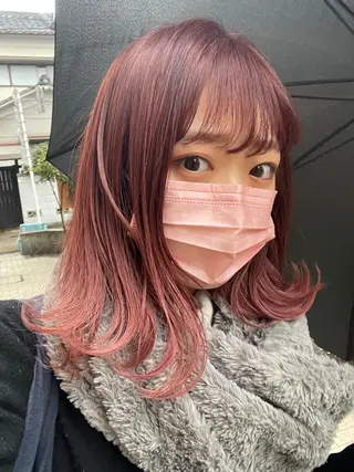 セミロング F.所属・miku 🍑髪質改善サロンのヘアスタイル