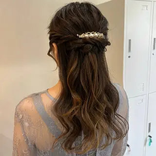 ロング MIDORI🎀 透明感/ベージュのヘアスタイル