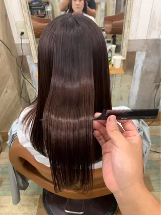 セミロング カラー Hair's RooMのヘアスタイル