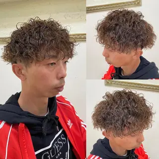 パーマ メンズ 年間2000名担当◎ パーマ職人/仲原佑樹のヘアスタイル