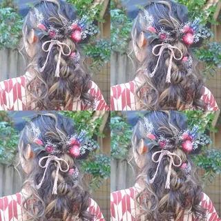 セミロング ヘアアレンジ 🌷MAYU 🌷のヘアスタイル