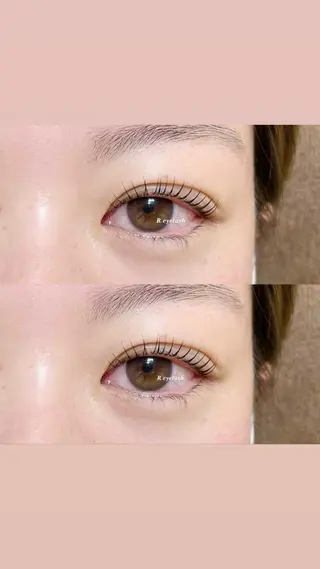 ショート カラー パーマ ヘアアレンジ メンズ キッズ ネイル マツエク・マツパ アイブロウ 𝑹 eyelashのマツエク・マツパデザイン