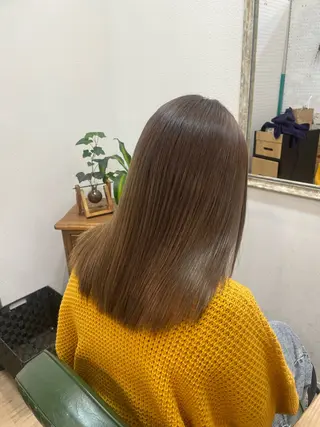 ミディアム 髪質改善 個室美容室 calm 新田 美容院【カルム】所属・【カルム】 スズキのヘアスタイル