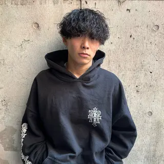 ショート パーマ メンズ パーマ職人 渡邊　優雅のヘアスタイル