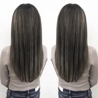 ロング カラー TATSUYA アートディレクターのヘアスタイル