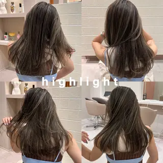 カラー ハイトーン／暖色 👩🏼HONOKAのヘアスタイル