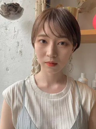 ショート カラー Fuuu《フゥ》所属・シノザキ シンゴのヘアスタイル