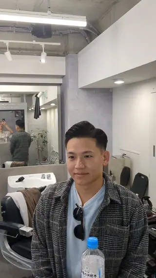 ショート メンズ キッズ パーマ特化 スタイリスト石田のヘアスタイル