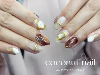 ネイル 神田 ココナッツのネイルデザイン