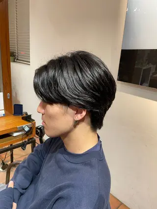 パーマ メンズ MOEKA🌺レディ ースカットモデルのヘアスタイル