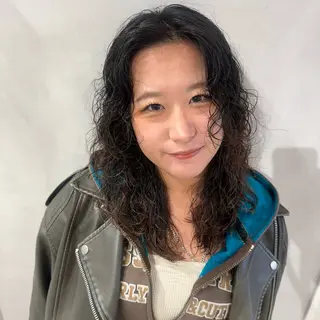 パーマ デザインカラー/パー マ🦖外岡咲希🦖のヘアスタイル