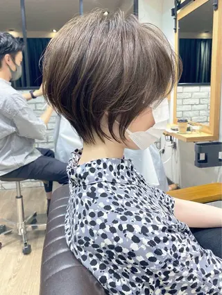 ショート カラー 🫧安野祥華 銀座大人ショート🫧のヘアスタイル