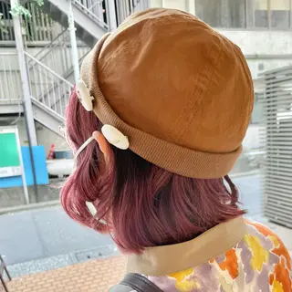 ミディアム カラー 倉持美雪 ＊幸せの伝導師＊のヘアスタイル