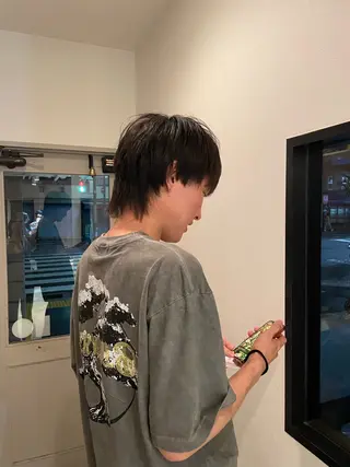 ショート メンズ ROCAReTA FOR HAIR 千本丸太町店所属・なかがきはな/ボブ/ レイヤー/パーマのヘアスタイル