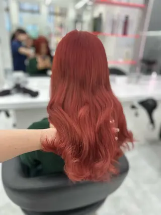 ロング カラー パーマ ヘアアレンジ メンズ キッズ ♥️韓国ヘア レイヤー♥️ゆりのヘアスタイル