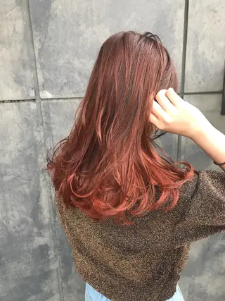 ロング No1韓国風レイヤー &カチモリ✨ /サキのヘアスタイル