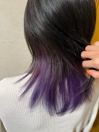 セミロング カラー BENI鈎取 kanakoのヘアスタイル