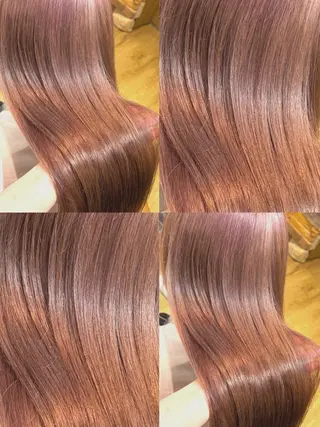 ロング カラー 👑髪質改善wカラー /ハイトーン/アユカのヘアスタイル