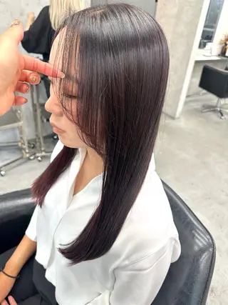 ロング カラー Misora/ボブ/ レイヤー/艶カラーのヘアスタイル
